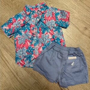 Vineyard Vines Pink and Blue Kids Matching Set